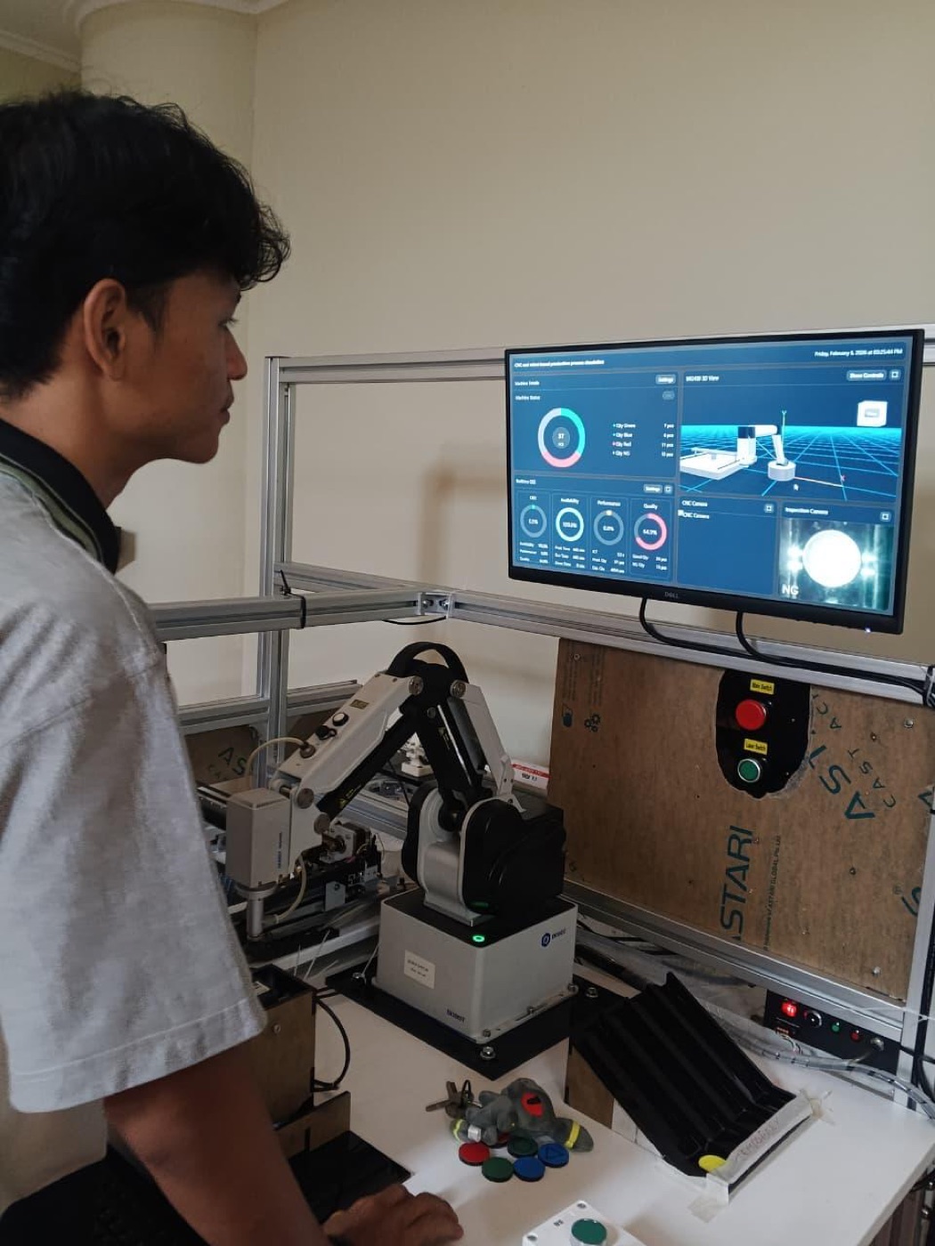 Digital Twin – CNC Laser & Robot Arm untuk PT. Asperio - image 2